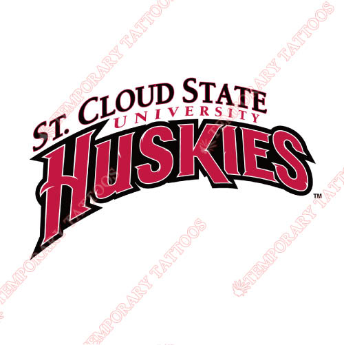 St. Cloud State Huskies Customize Temporary Tattoos Stickers NO.6332